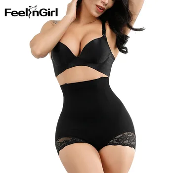 

FeelinGirl High Waist Slimming Tummy Control Pants Shapewear Lady Underwear Butt Lifter Seamless Control pants