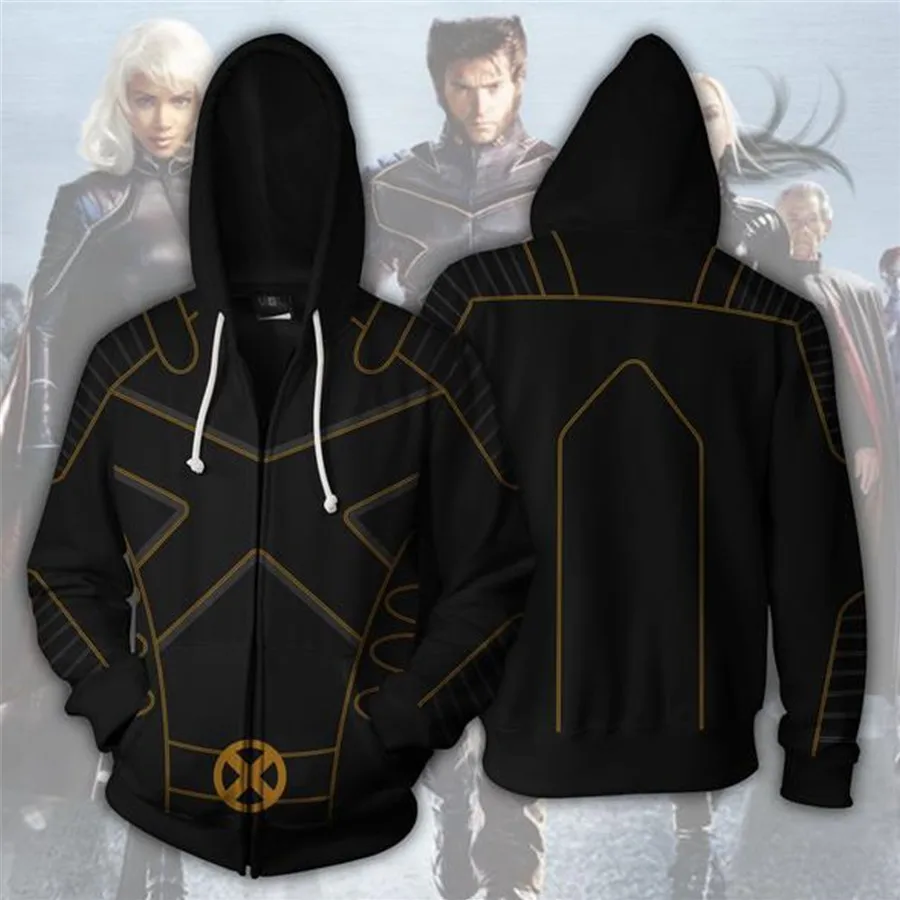 

Movie Deadpool 2 Cosplay X-Men Anime Hoodie Costume Sweatshirt Jacket Coats Men and Women New