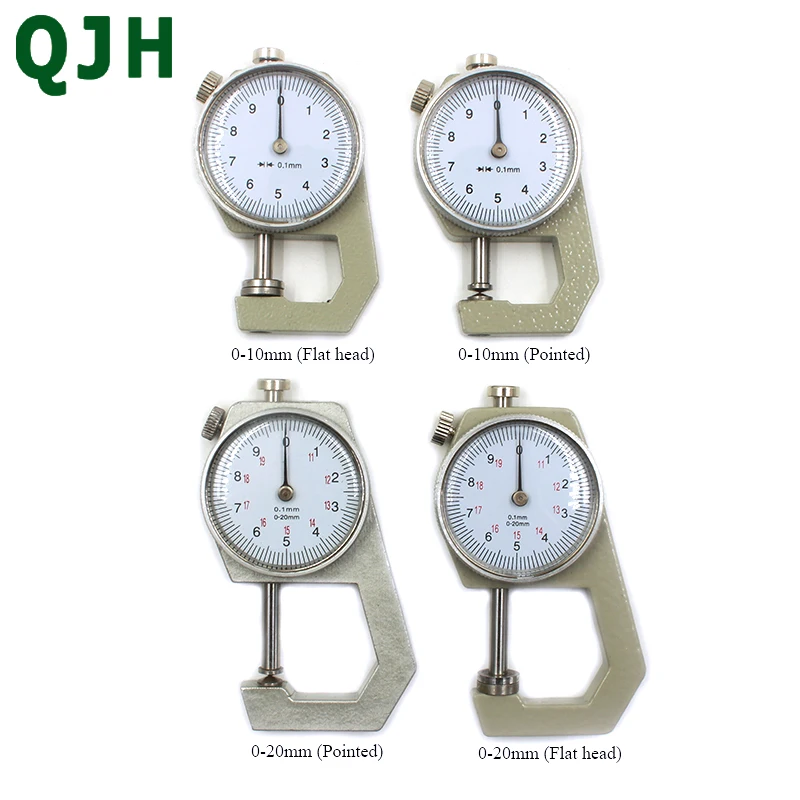 

Precise 4 types digital dial thickness measuring instrument flat&pointed head diameter measuring instruments gauge tester tools