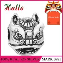 Изысканные ювелирные изделия китайская удача Европейские Бусины-шармы подходит для berloques argent 925 originale manualidades bisuteria