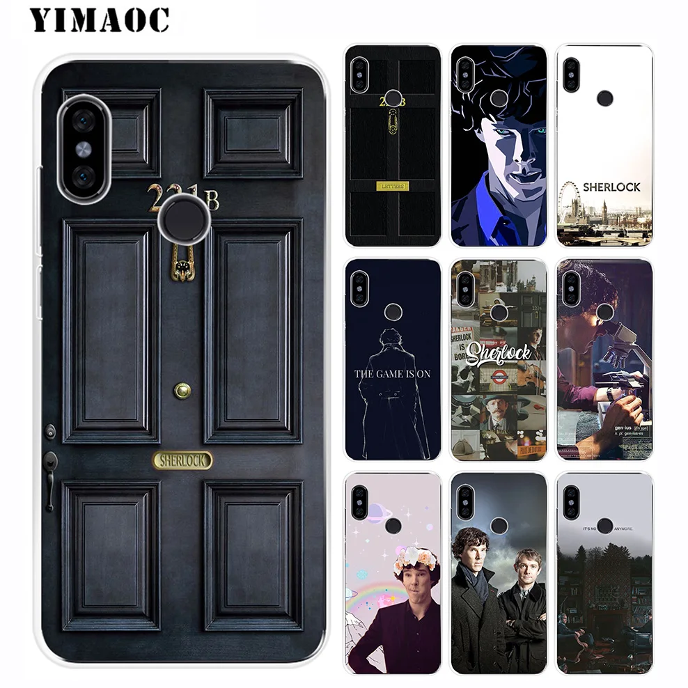 YIMAOC Sherlock Holmes Soft Silicone Case for Xiaomi Redmi 6 6A 5A 5 S2 Puls Note 8 7 4X 4 4A Pro Go |