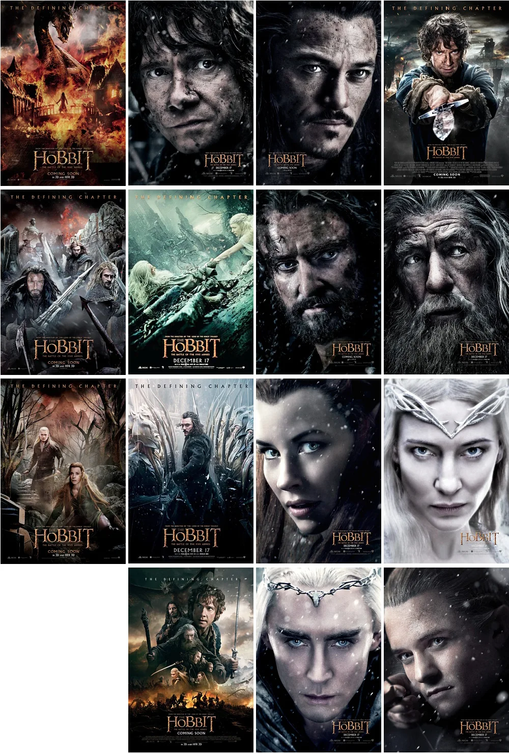 

Hobbit Lord of The Rings American Magic Movie Poster Postcard