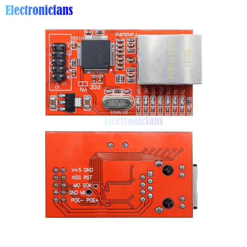 10 шт. Топ Mini W5100 LAN Ethernet щит сетевой модуль платы 3 В Совместимость с 5 для Arduino 100%