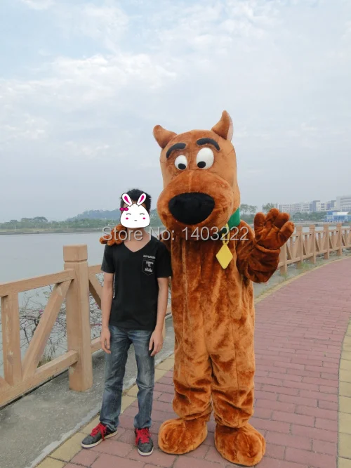 100% реальные фотографии были сделаны костюм-талисман scooby doo для собак взрослый