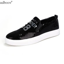 glitter stone model mens loafers shining logo skull Transformers logo rhinestones style fashion man walk lazy
