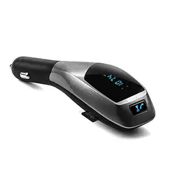 DOITOP беспроводной адаптер с Bluetooth MP3 плеер fm-передатчик радио ЖК-дисплей SD X5 зарядный комплект USB с функциями "hands free" и Bluetooth для автомобиля