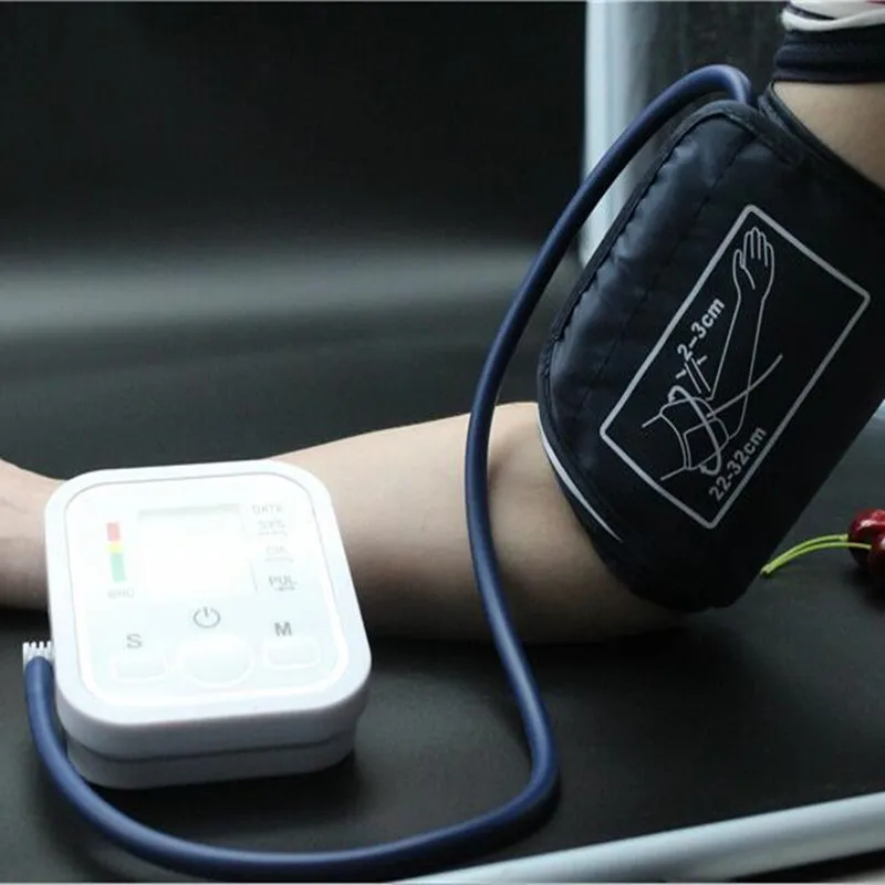 

Arm Blood Pressure Pulse Monitor Health Monitors care Digital Upper Portable meter sphygmomanometer pulsometro tonometer