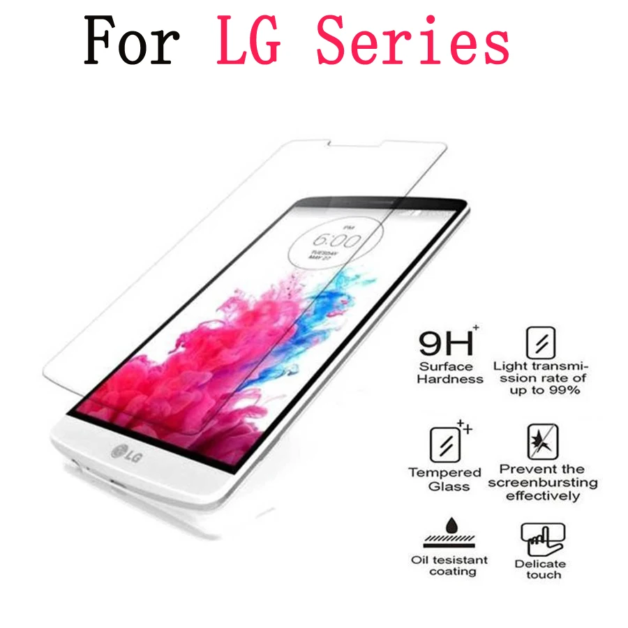 Для LG K10 K8 K4 Закаленное стекло пленка для K7 4G G2 G3 G4 G5 Мини Защитная Пленка