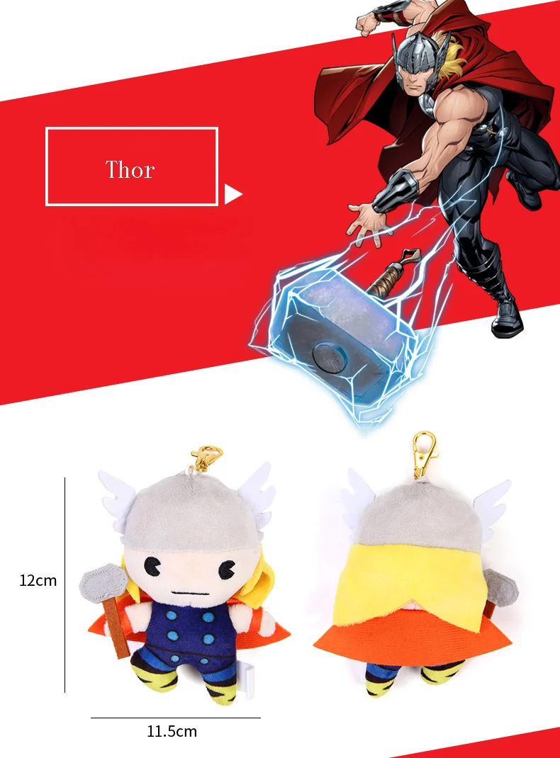 kawaii plush keychain Cute cartoon PP cotton pendant Kkey ring holder handbag charm for boys girls bags plush keychains (4)