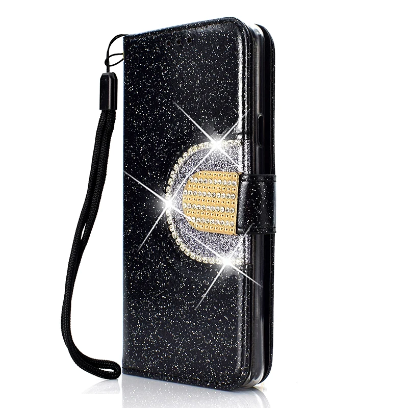 KEFO Bling Glitter Wallet Case For LG G7 Diamond Flip Mirror Cover For LG Stylo 4  K8 2018  K10 2018 Card Holder Coque Capa    (7)