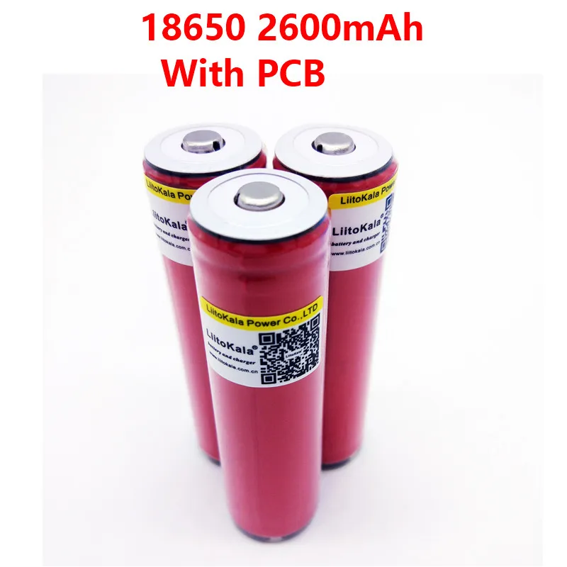 3 шт./лот защищенный 100% новый для Sanyo 18650 2600 мАч ur18650zy 3.7 В Li-lon Перезаряжаемые