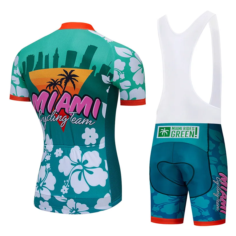 Crossrider Майами Велоспорт Джерси 9D нагрудник костюм велосипедиста MTB Костюмы дышащая одежда для велосипеда Для мужчин's с коротки