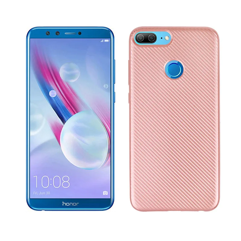 carbon fiber silicone case huawei honor 9 lite (1)