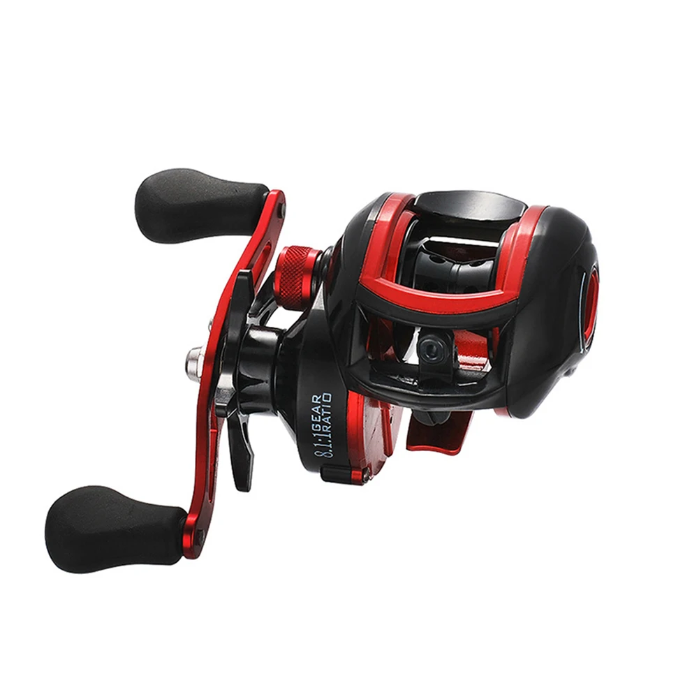 

0-8kg Fishing Reel 18+1BB High Speed 8.1:1 Left Right Metal Low Profile Baitcasting Outdoor Fishing Reels