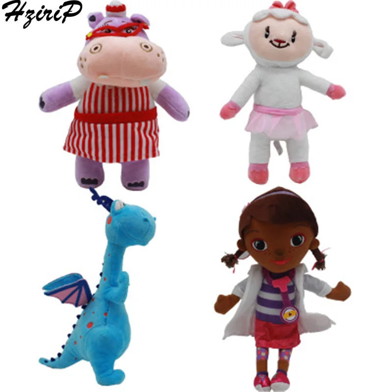 HziriP 2018 Горячая продажа маленький доктор Doc McStuffins Мягкая кукла Бегемот короткая