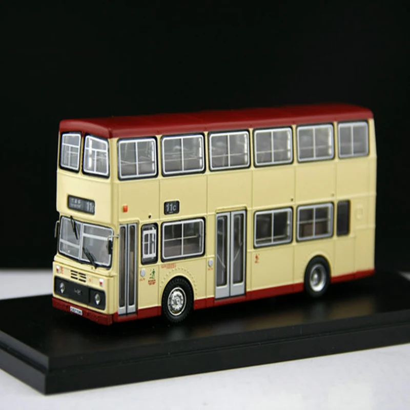 

1/76 Classic Engraved Lilan Olympian Bus KMB Hong Kong Kowloon Double-decker Bus Collection Model Alloy Die-casting Toy Car