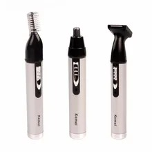 Kemei быстрое бритье для мужчин электрический триммер для волос для носа безболезненный женский Обрезка боковины брови салонная машинка для стрижки бороды режущий бритва