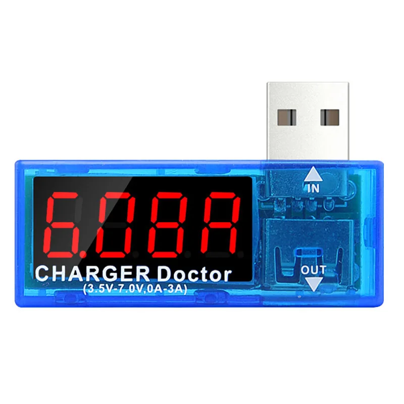 1 шт. USB тестер для зарядки аккумуляторов мобильных телефонов|detector voltage|detector usbdetector