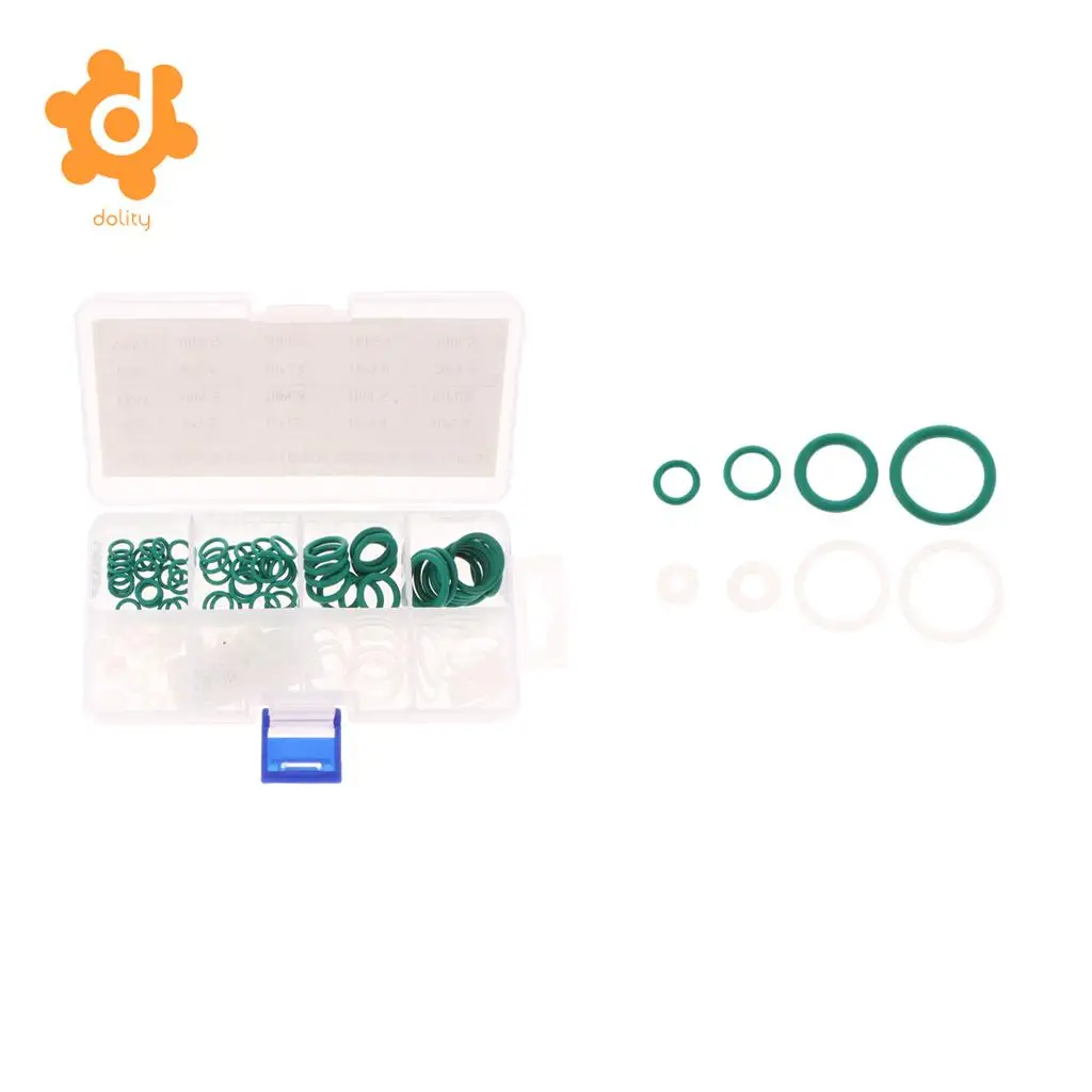 120 Pieces Universal Car Rubber O Rings Tap Washers Gasket Sealing 8 Sizes