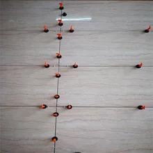 50 Sets/Bag Professional Flooring Wall Tile Leveling System Leveler Fixed Floor Tile Positioning Clips Level Wedges Hand Tools