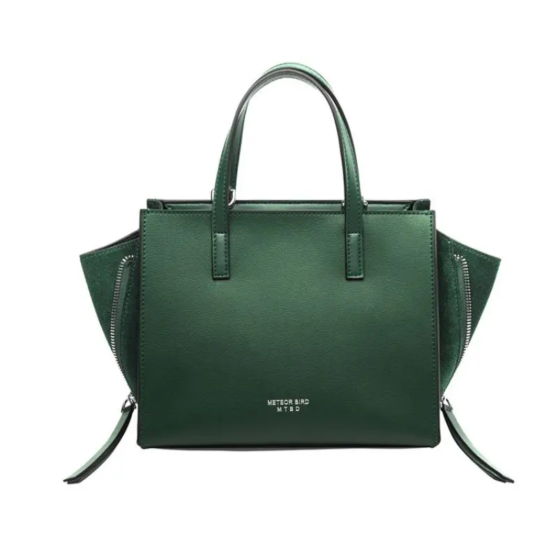 

LOEIL Leather handbags Europe and America women's handbags simple light wings package banquet commuter models wild bag