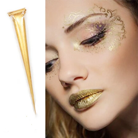 

1pcs Temporary Gold Henna Cream Henna Tattoo Body Painting Art