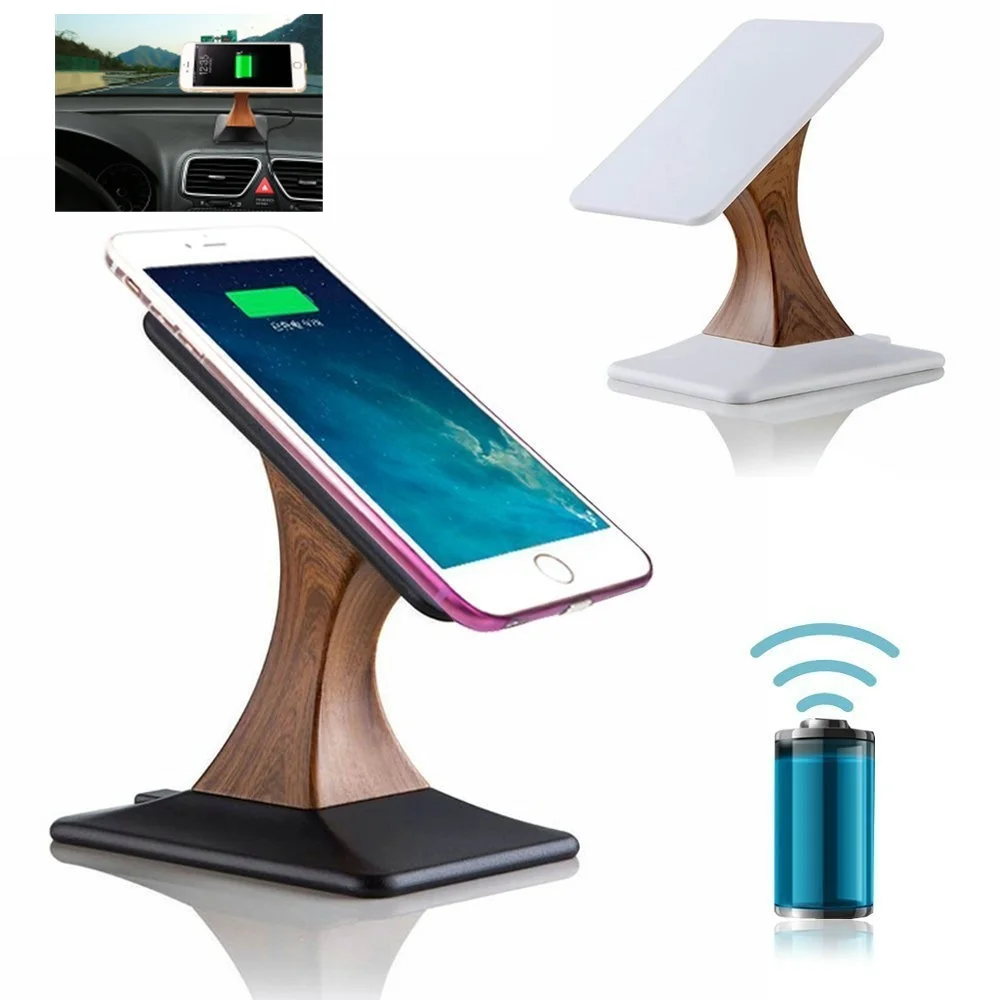 Car Qi Wireless Quick Mobile Phone Charging Mount/Stand charger Multi
