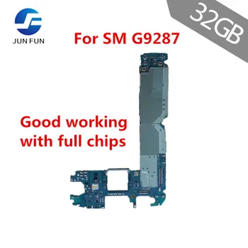 

JUN FUN Used Unlock Motherboard For Samsung Galaxy S6 G9287 3GB RAM 32GB ROM Install Android OS Logic Mainboard