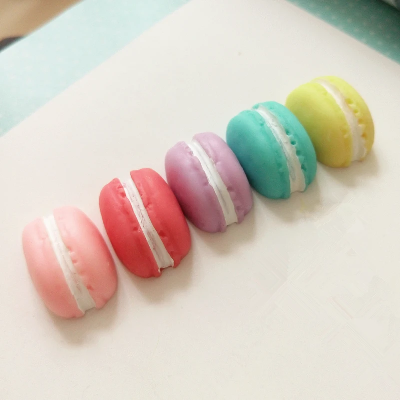 resin miniature macaron