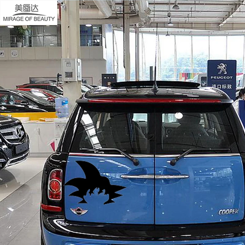 

Classic Cartoon Image The Generous Fashion Hair Son Goku Funny Car Sticker for Window Bumper Kayak Car Decor Vinyl Decal