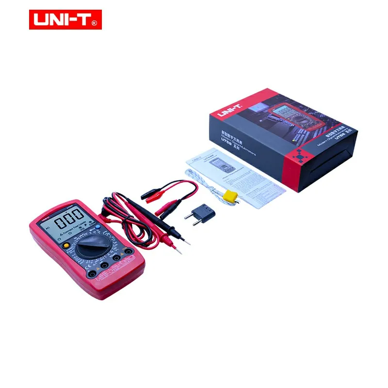 

UNI-T UT58E Ammeter Multitester DMM Digital Multimeters DC/AC Voltage Current Resistance Capacitance Tester Data