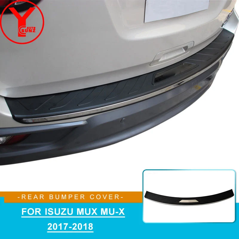 ABS rear step bumper with light for isuzu mux 2017 2018 2019 bumper