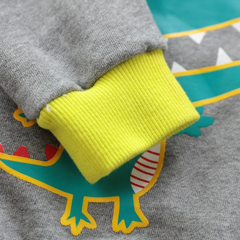 CROAL CHERIE 90-130cm Cute Dinosaur Kids Boys Clothes Sets 2pcs Sweater Shirts + Pants Autumn Long Sleeve Boys Clothes Casual (13)