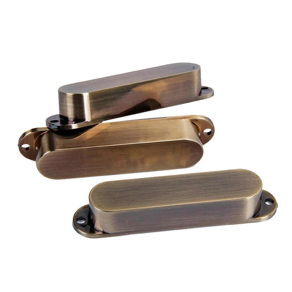 3 Pieces Electric Guitar Sealed Single Coil Pickup Cover for ST Strat Stratorcast