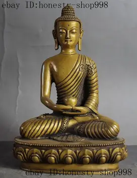 

Crafts statue tibet buddhism Fane pure bronze Sakyamuni Shakyamuni Amitabha buddha statue