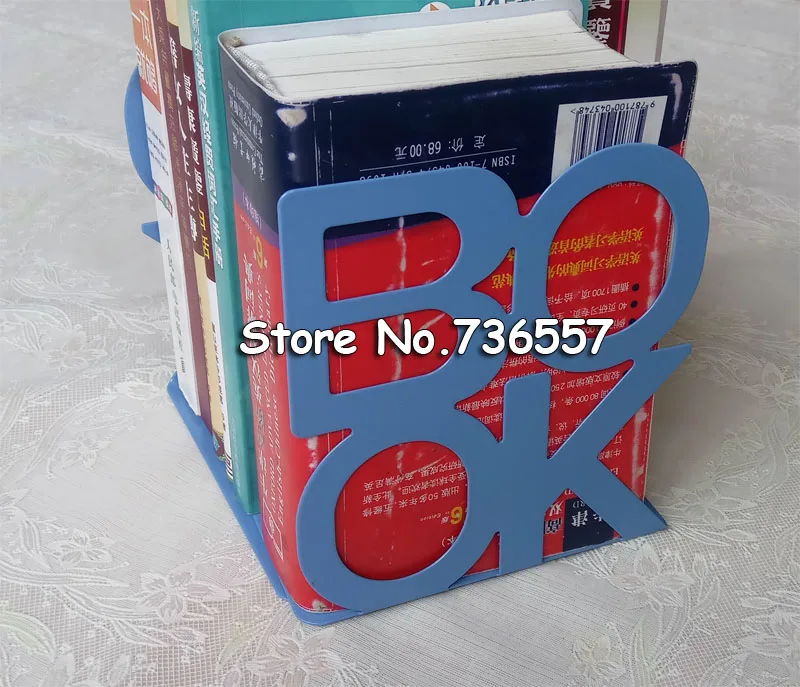 Wholesale 2 x Cheap Durable Heavy Duty Metal Book End Shelf Bookend
