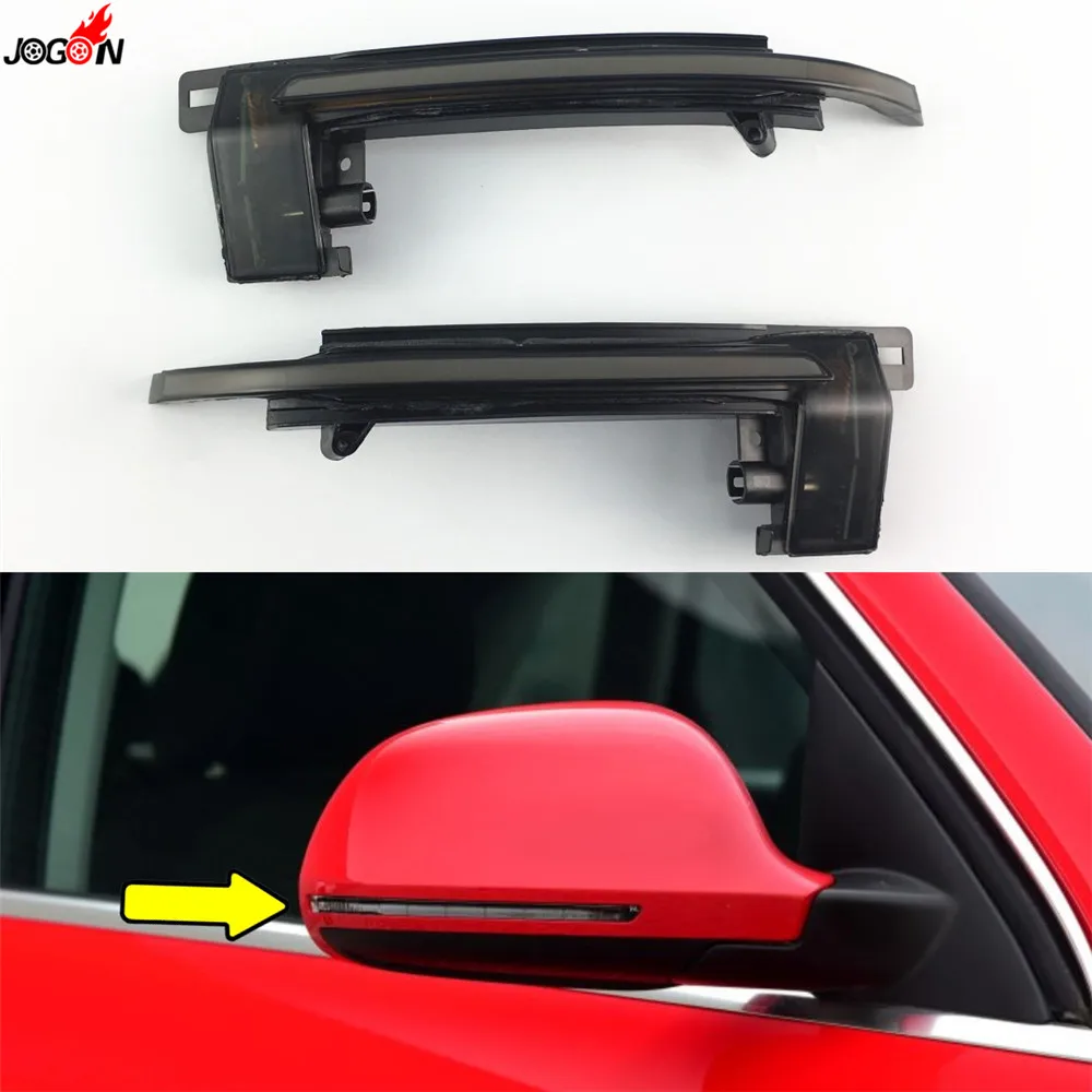 Dynamic Turn Signal LED Side Mirror Indicator Blinker For Audi A4 S4 A5
