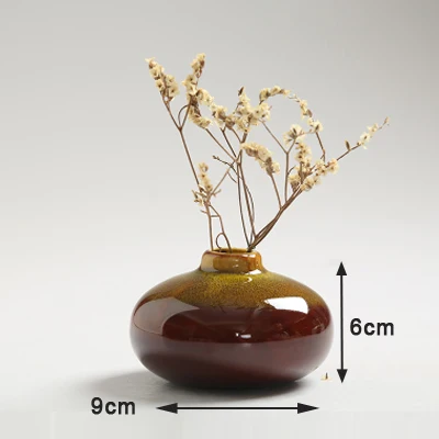 Креативная классическая керамическая ваза мини Гидропоника вазы для растений для цветов украшение дома цветочный горшок Декор Аксессуары современные - Цвет: A016