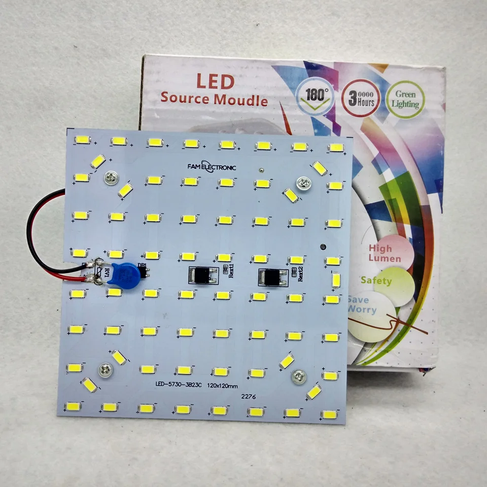

led pcb AC 220v PCB smart ic driver Ceiling pcb plate 5W 6W 12W 18W led smd5730 chips Aluminum+magnet for ceiling lights DIY