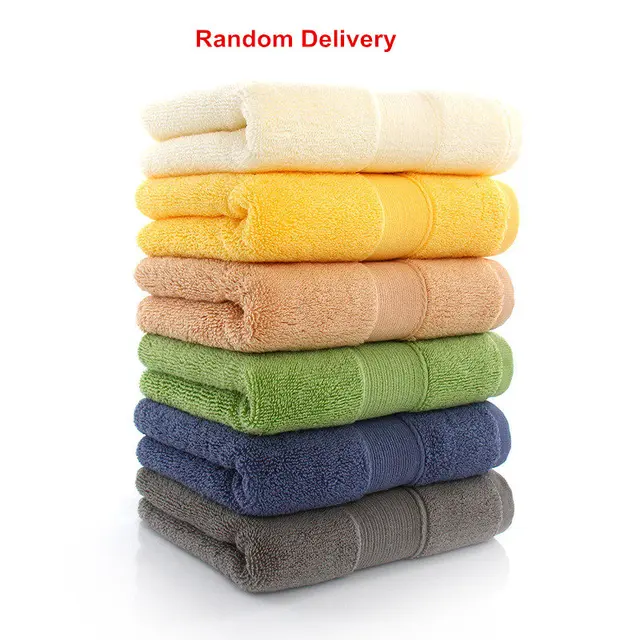 blue and yellow hand towels