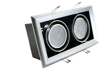 10W LED grille lamp,Dimmable LED beans gall lamp ,high power high lumens led grille light,SMDD-13-8 Free Shipping