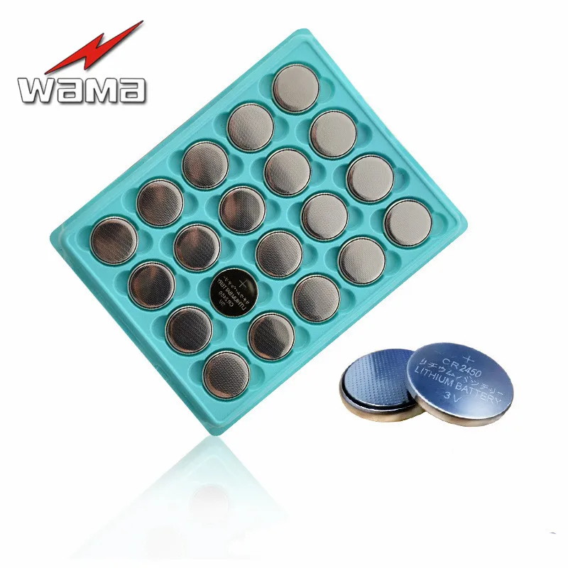 20x Wama CR2450 3V Button Cell