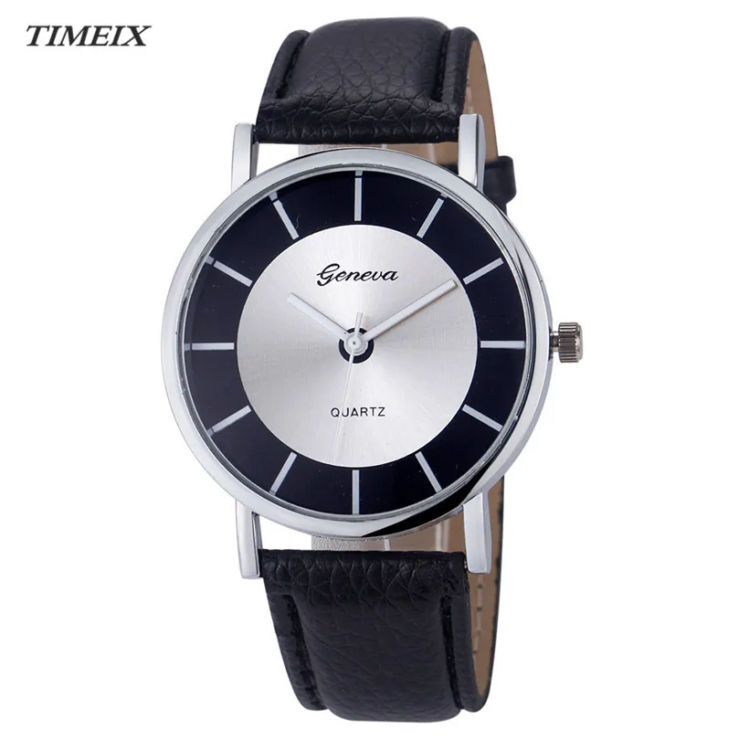 

TIMEIX Fashion Geneva Women Retro Digital Dial Leather Band Quartz Analog Wrist Watch Ladies Watch Free Shipping,Nov 4
