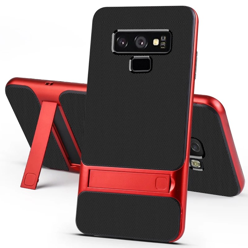 

YonLinTan coque,cover,case For Samsung galaxy Note 9 Note9 Silicone on luxury back 360 with Phone holder covers Accessories