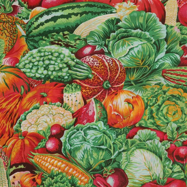 Fruits and vegetables, U.S. imports, clothing cotton fabrics, patchwork