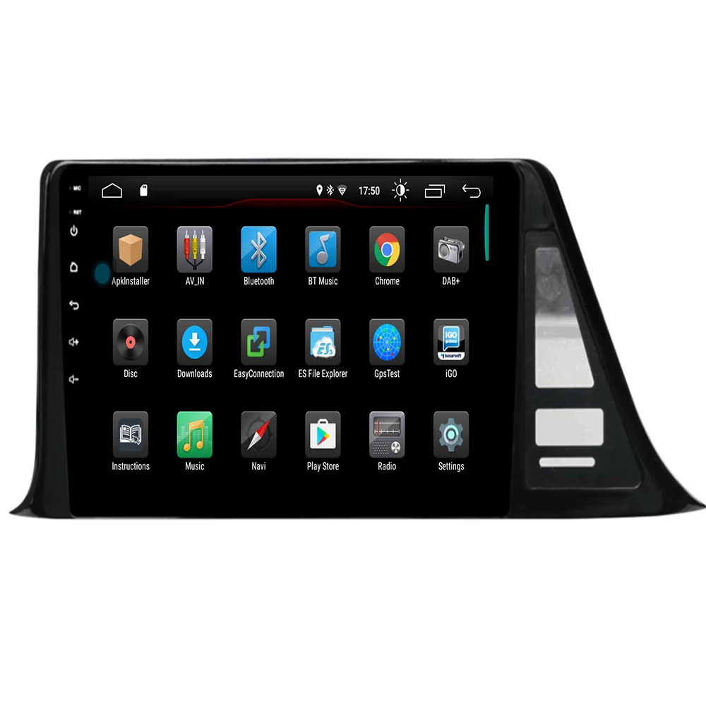 Discount IPS 9" Android 9.1 Car dvd multimedia player head unit for Toyota CH-R CHR 2016 2017 2018 GPS Navigation radio auto stereo 2+16G 1