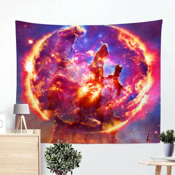 

Galaxy Space Jupiter Wall Hanging Mars Tapestry Woven fabric way Decoration star Blanket Polyester for indoor and Living room