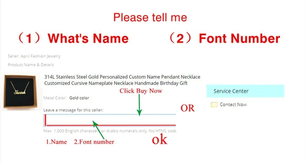  Personalized Old English Name Necklace Stainless Steel Custom Old Vintage Font Name Tiny Letter Pen