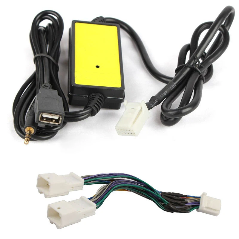 

Car Audio Device AUX USB Cable Adapter External Transfer Y Harness Wire For Toyota Camry Corolla