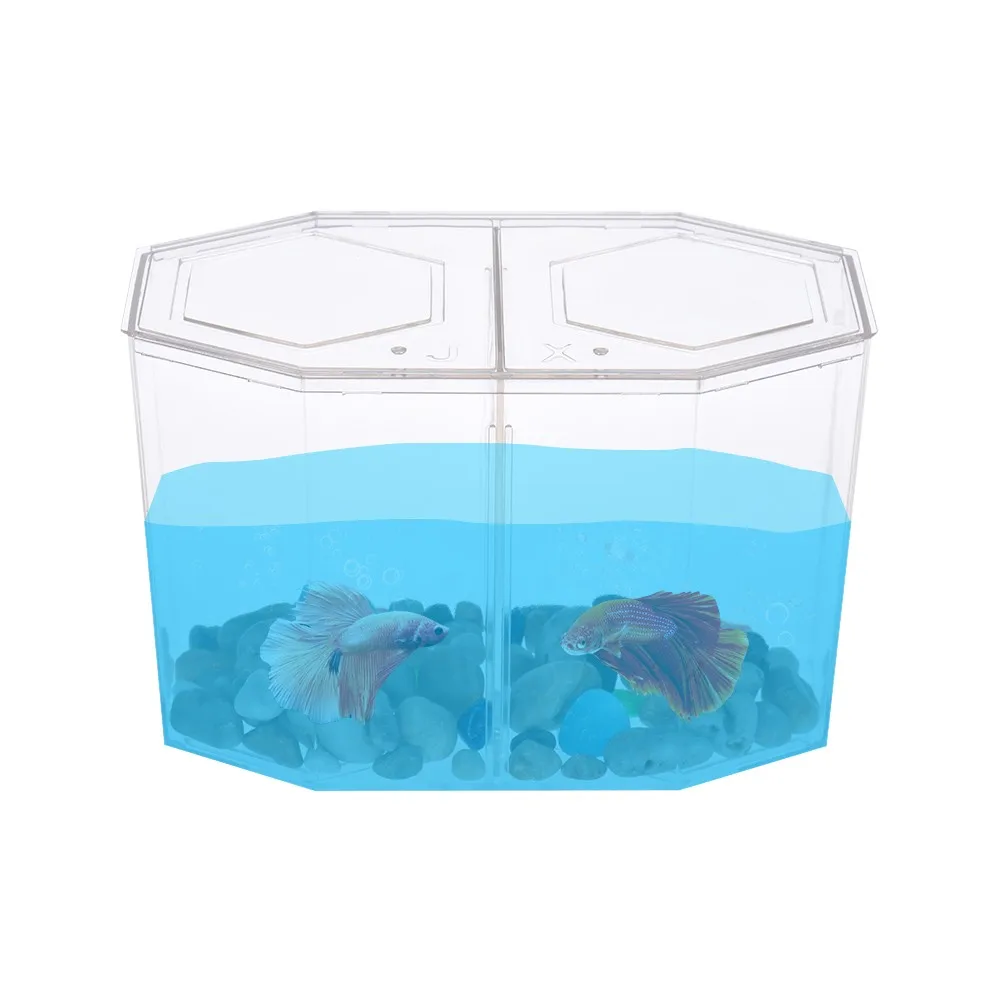 Arcylic Betta Guppy детские маленькие рыбки разделительные лук аквариум разведение